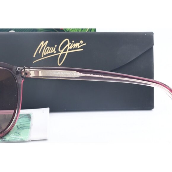 Maui Jim Mariana MJ 828-52C Pink Cat Eye Sunglasses Maui Rose polarized Lenses main image 4